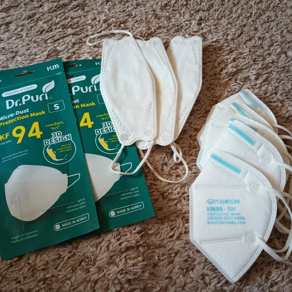 NEW lot of 10 kids masks - KN95 and KF94